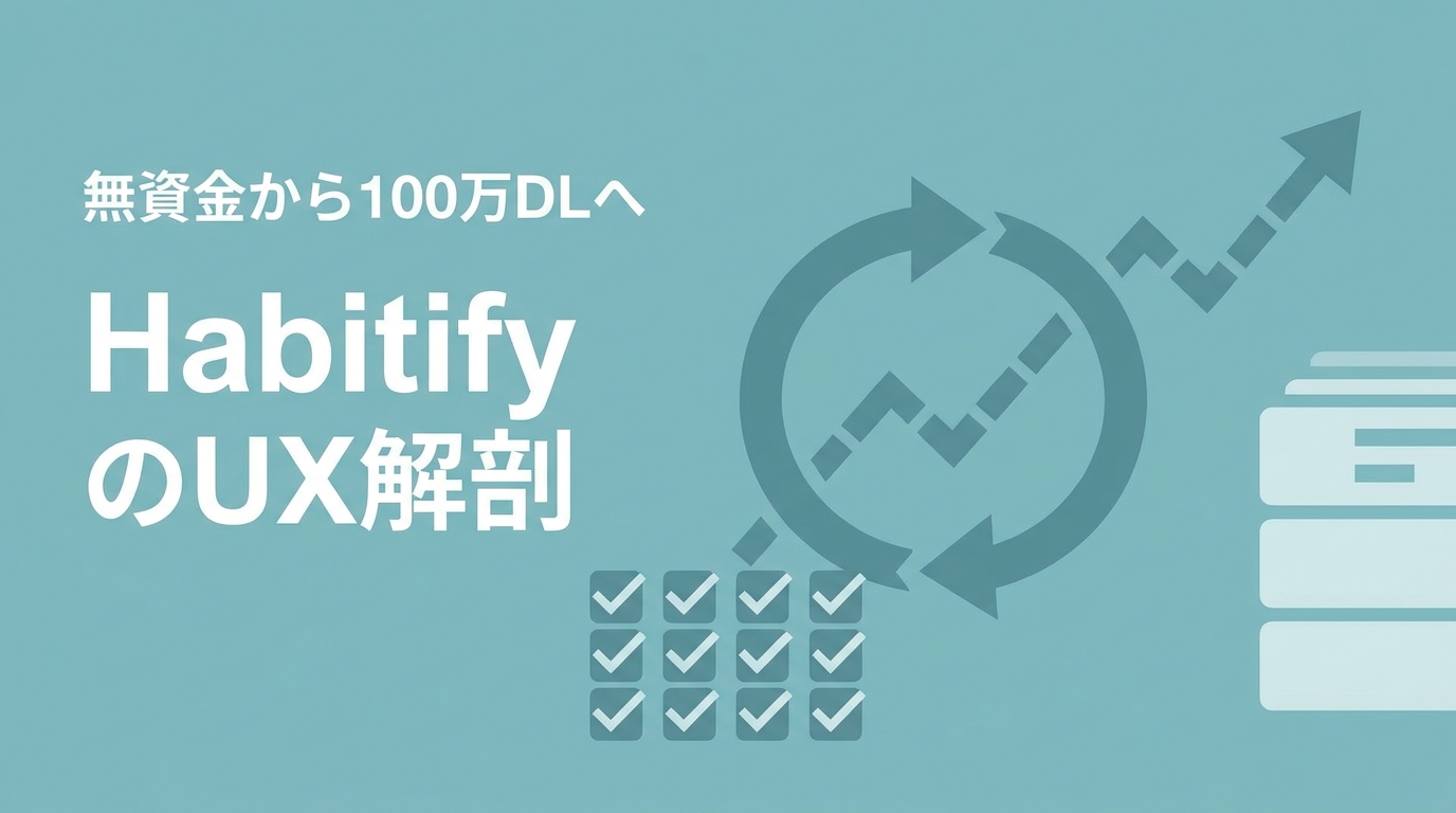 Habitify はなぜ無資金から100万DLに届いたか — ミニマル習慣トラッカーのUX解剖
