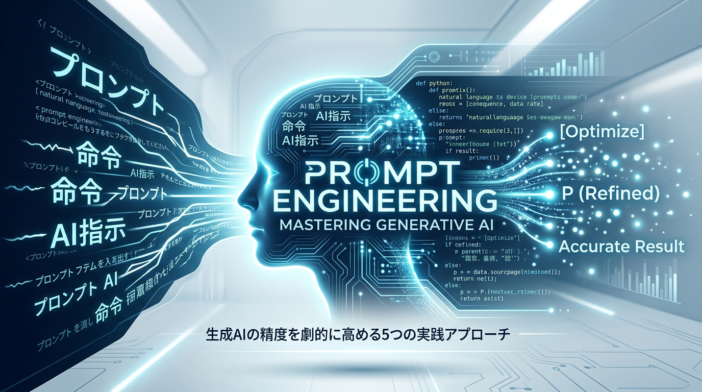 プロンプトエンジニアリングとは？精度を高める5つのコツと実践例【2026】
