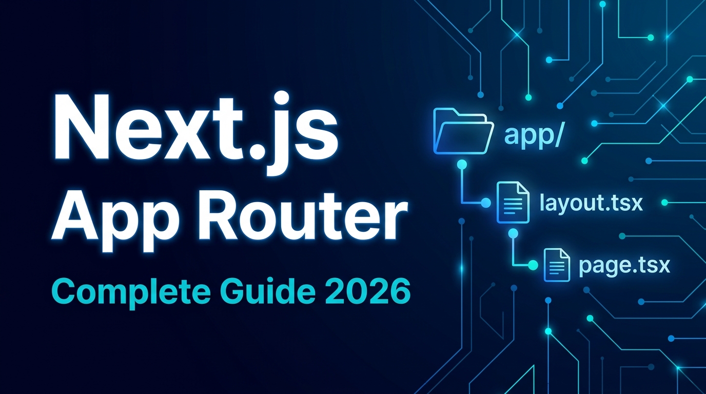 Next.js App Routerとは？【2026年版】ディレクトリ構成・Pages Router移行・Server Components完全ガイド