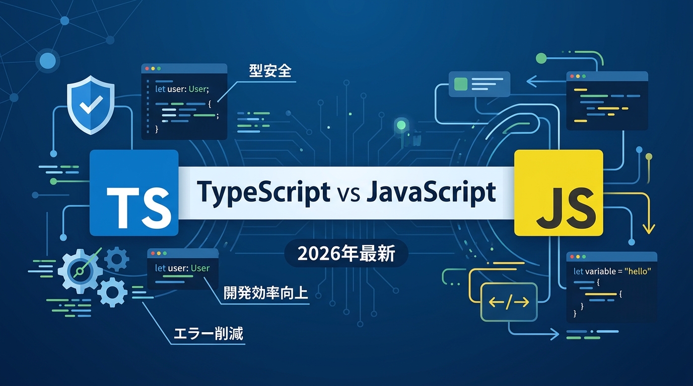 TypeScriptとは？JavaScriptとの違いを比較表で解説｜実務移行の判断フロー付き