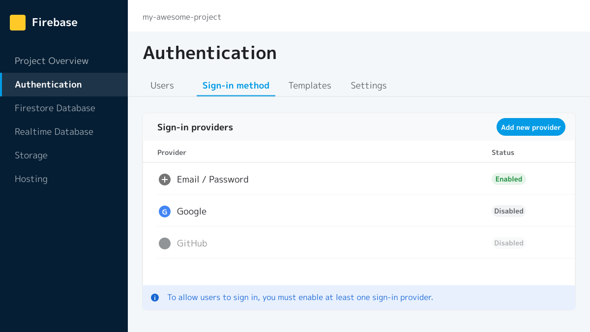 firebase authenticationのポイント4の図解